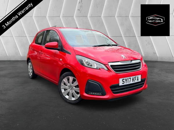 Peugeot 108 1.0 Active Hatchback 5dr Petrol Manual Euro 6 (68 ps)