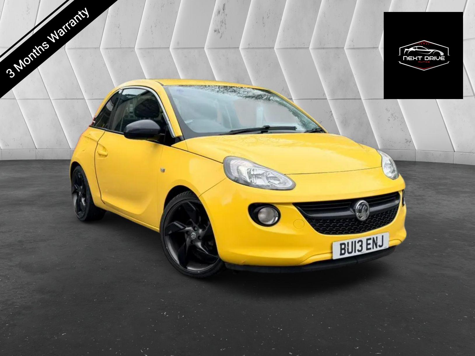 Vauxhall ADAM 1.4 16v SLAM Hatchback 3dr Petrol Manual Euro 5 (100 ps)